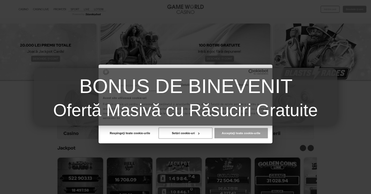 Bine ați venit la Gameworld Casino!